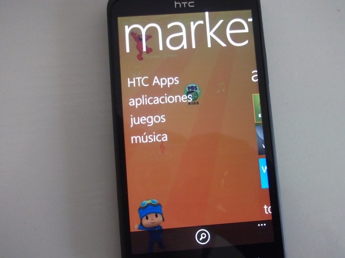 Marketplace de un HTC