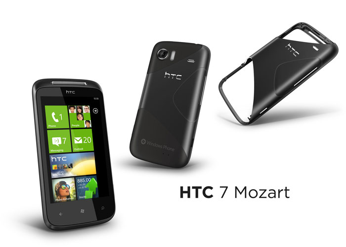 HTC 7 Mozart con chasis de aluminio