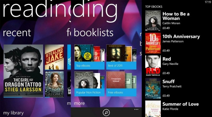 Nokia Reading for WP7