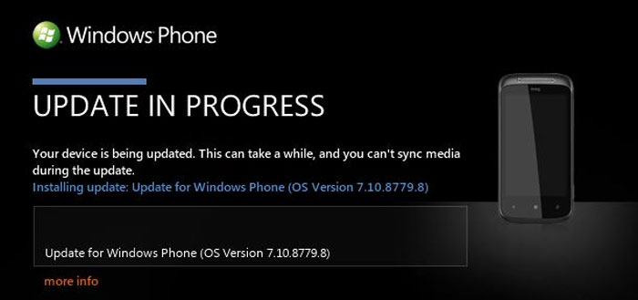 Actualización HTC 7 Mozart desde Zune