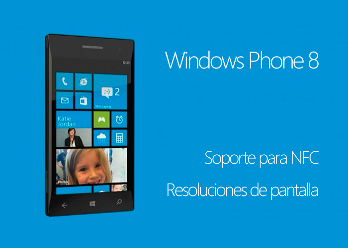 Windows Phone 8 Características Soporte para NFC y Resoluciones de pantalla