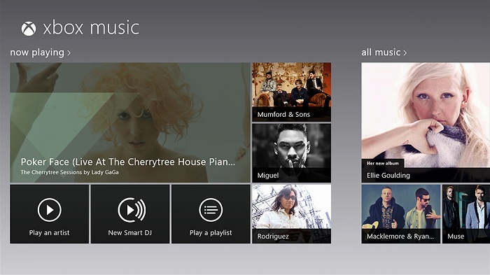 Xbox Music - Reproducción de música