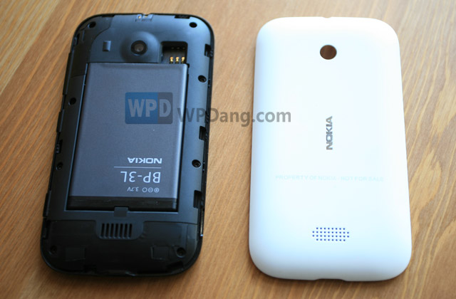 Nokia Lumia 510 tapa trasera blanca