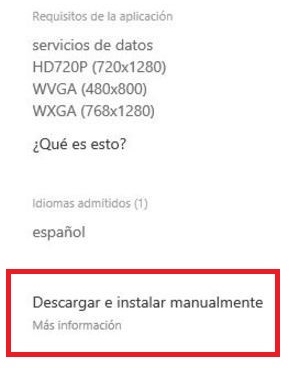 Descargar archivo XAP Windows Phone