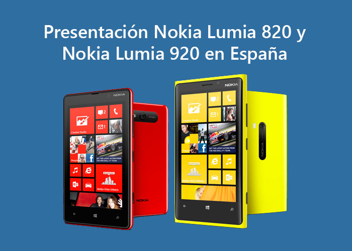 Presentación Nokia Lumia 820 y Nokia Lumia 920 en España