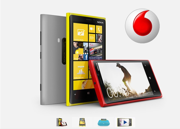 Nokia Lumia 920 en exclusiva con Vodafone