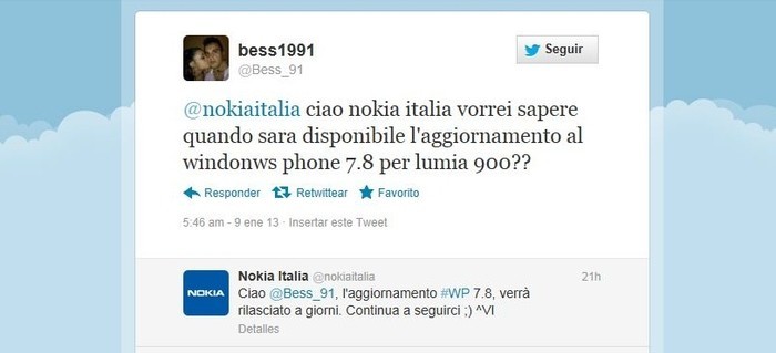 Nokia Italia Twitter