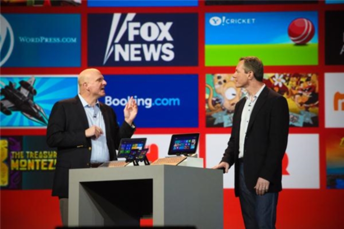 Steve Ballmer en la presentacion de Qualcomm