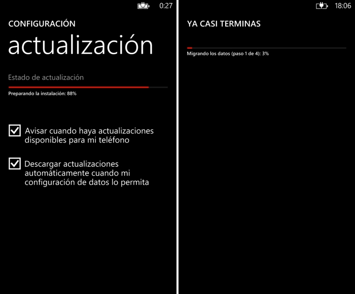 Actualizacion a Portico descarga