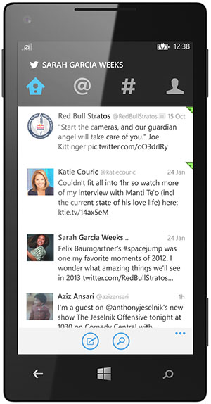 Twitter para Windows Phone