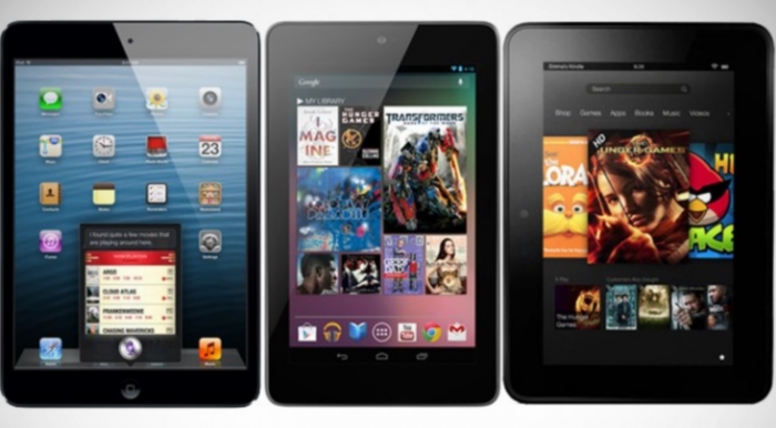 IPad, Nexus 7, Kindle Fire HD