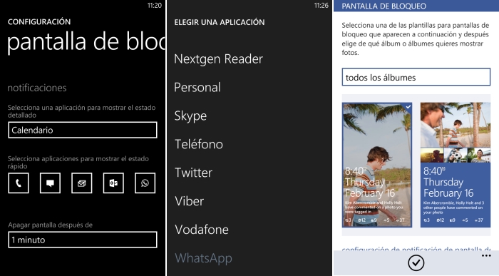 configurar notificaciones windows phone