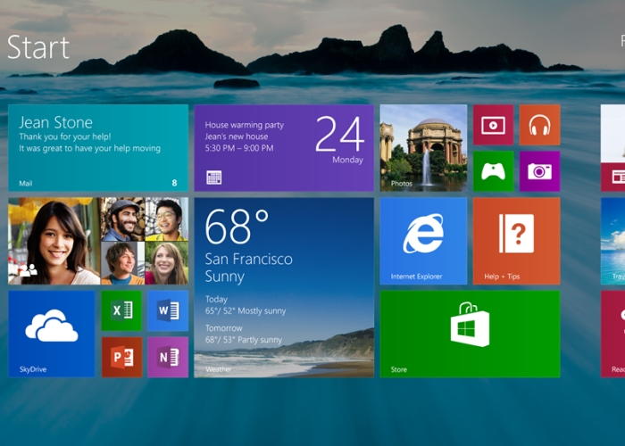 Windows 8.1 Pantalla de Inicio