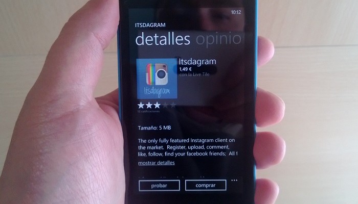 Itsdagram para Windows Phone