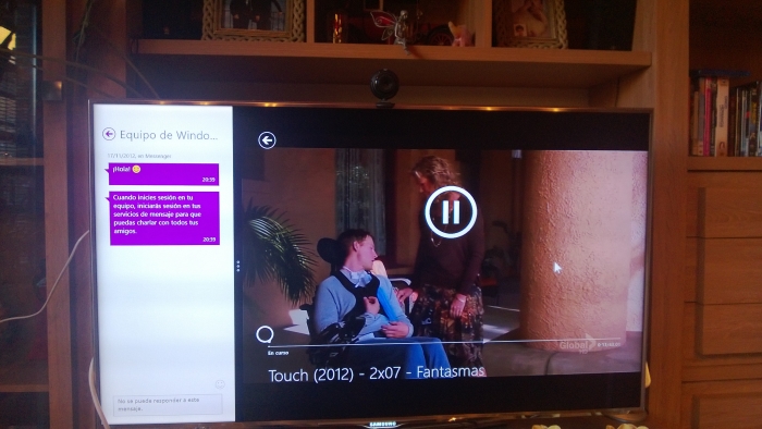mensajes y video windows 8 salon