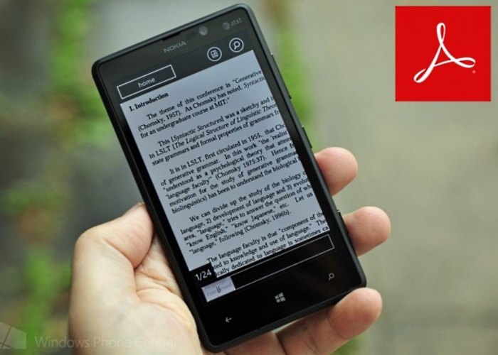 Adobe Reader Windows Phone 8