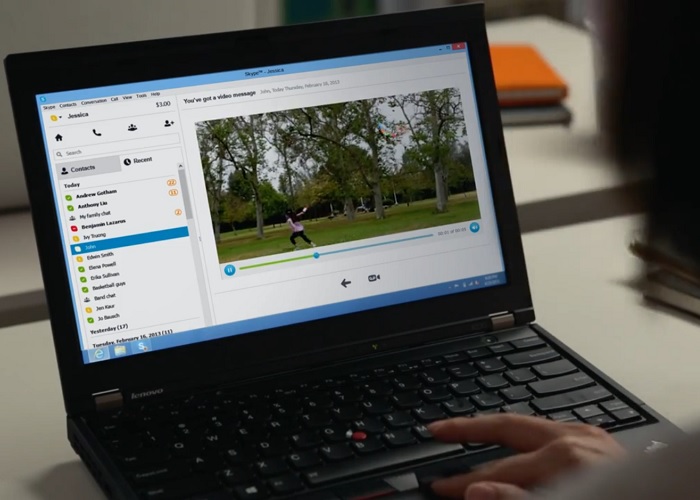 Skype Video Messaging