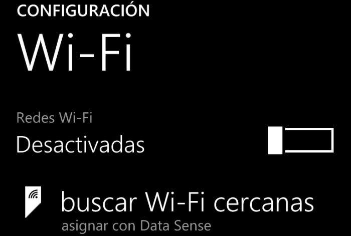 buscar Wi-Fi cercanas datasense