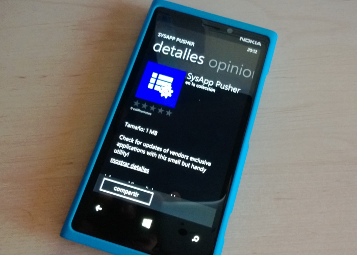 sysapp pusher windows phone 8