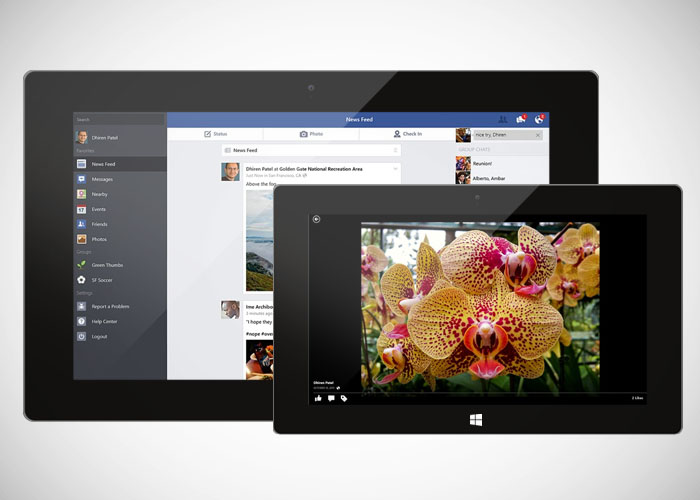 Nuevo Facebook para Windows 8.1