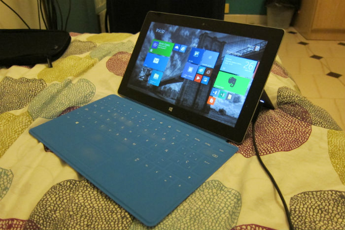 Surface 2 cargándose