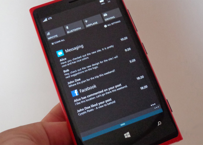 Lumia con WP8.1