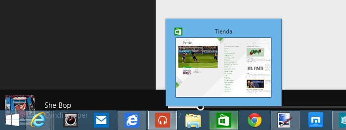 barra tareas disponible windows 8.1 update 1