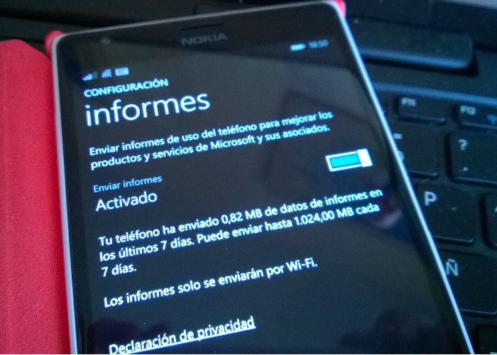 informes windows phone