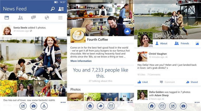 Facebook Beta Windows Phone