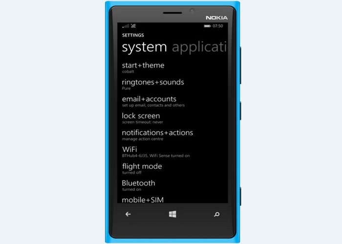 Windows Phone 8.1 Update 1 ajustes