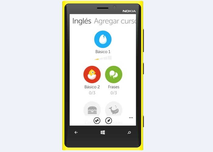 Duolingo Windows Phone cabecera