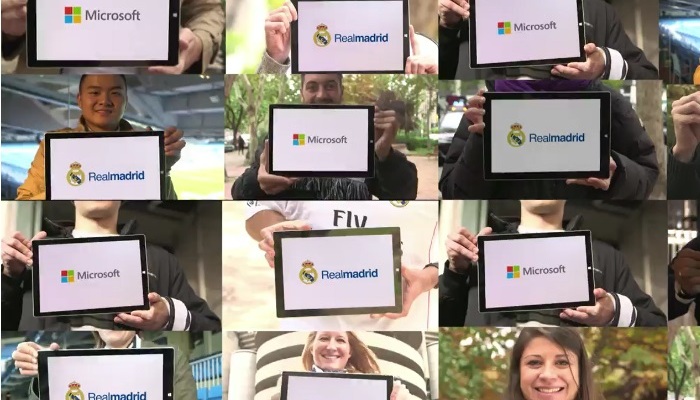 real madrid y microsoft juntos