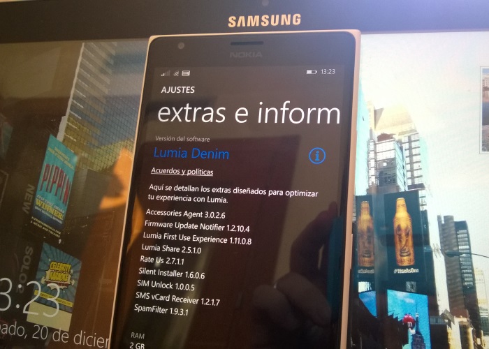 lumia 1520 con lumia denim