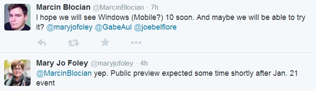 Jo Foley Windows Mobile 10