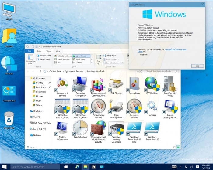 Windows 10 Build 10022