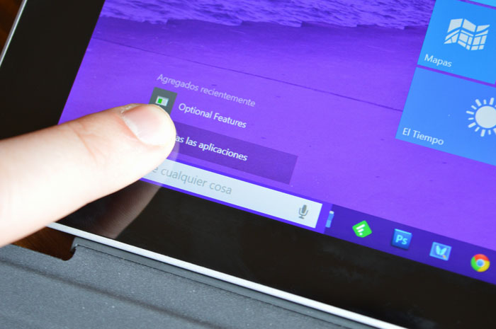 Windows 10 Surface Pro 3 tactil