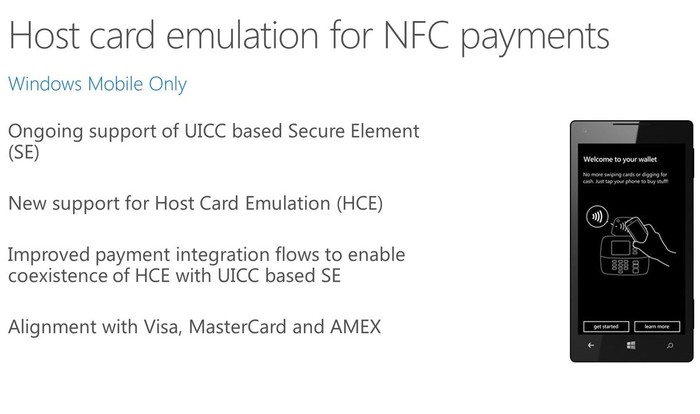 Windows 10 para moviles NFC