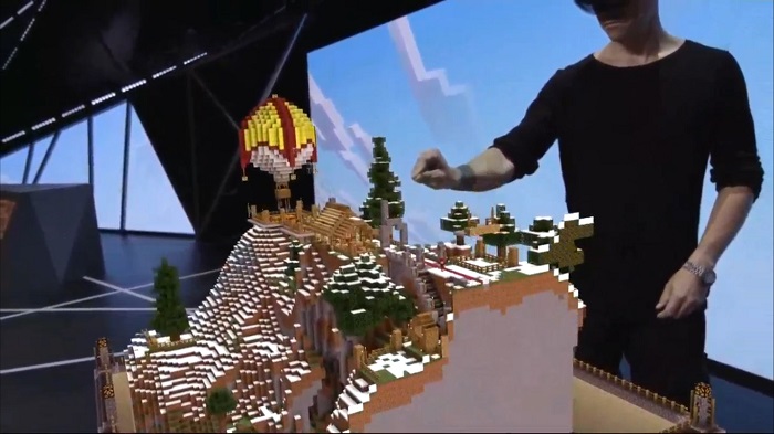 Minecraft en Holo Lens