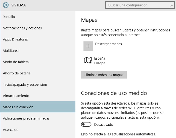 gestionar mapas offline en windows 10 para pc parte 1