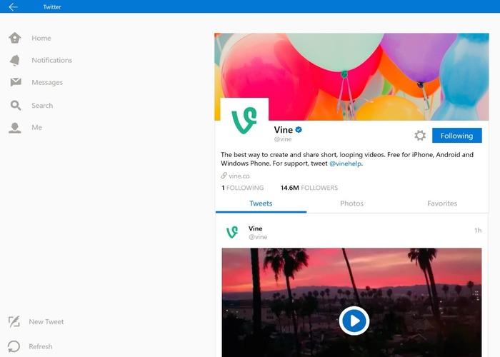Twitter Windows 10