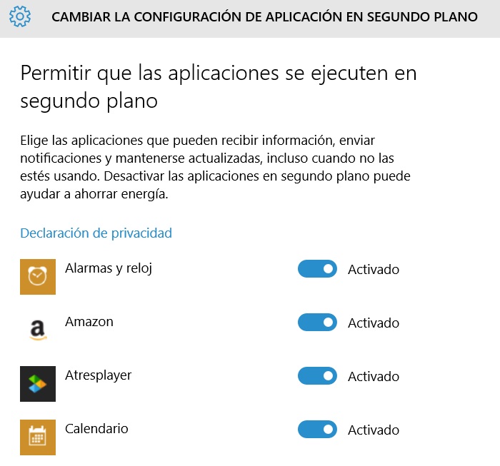 configurar aplicaciones en segundo plano en windows 10 para pc