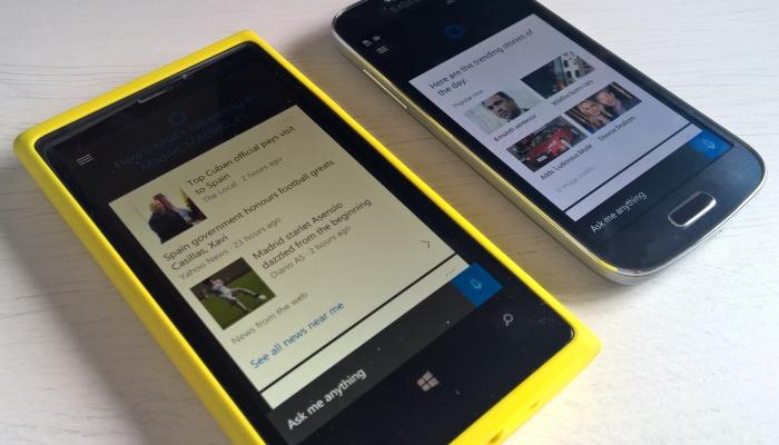 cortana android vs cortana windows 10 mobile