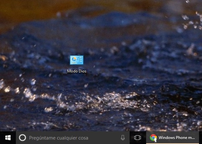 Windows 10 Modo Dios cabecera