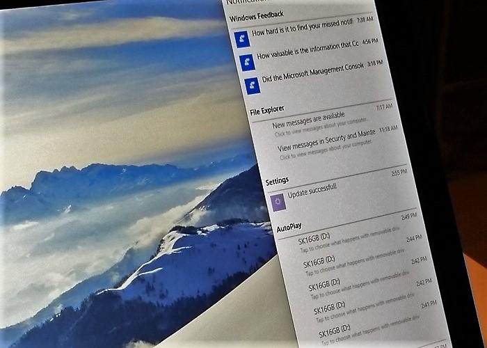 Windows 10 Notificaciones