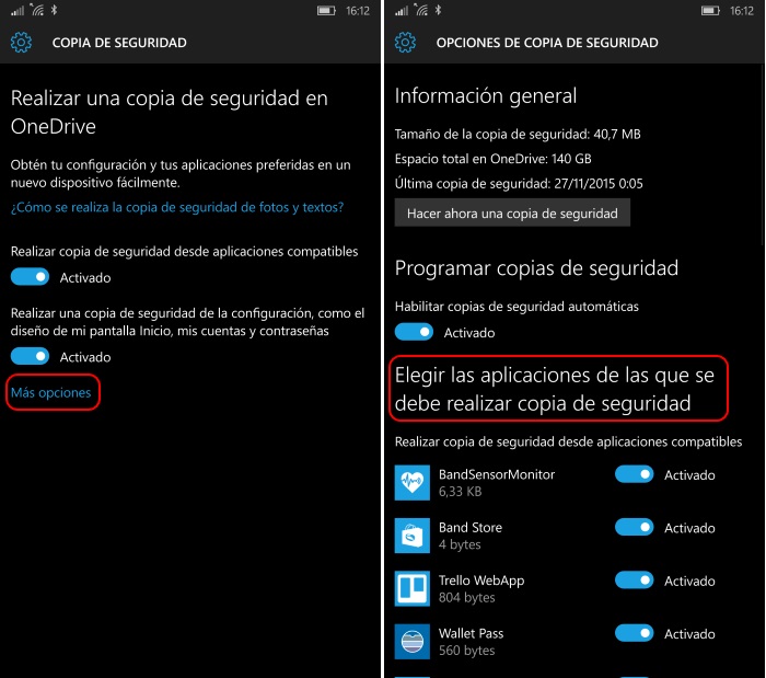 copia seguridad windows 10 mobile