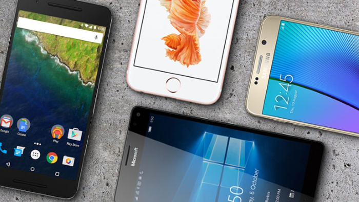 Lumia 950, Nexus 6P, iPhone 6s, Galaxy Note 5 - Android, iOS, Windows 10 Mobile