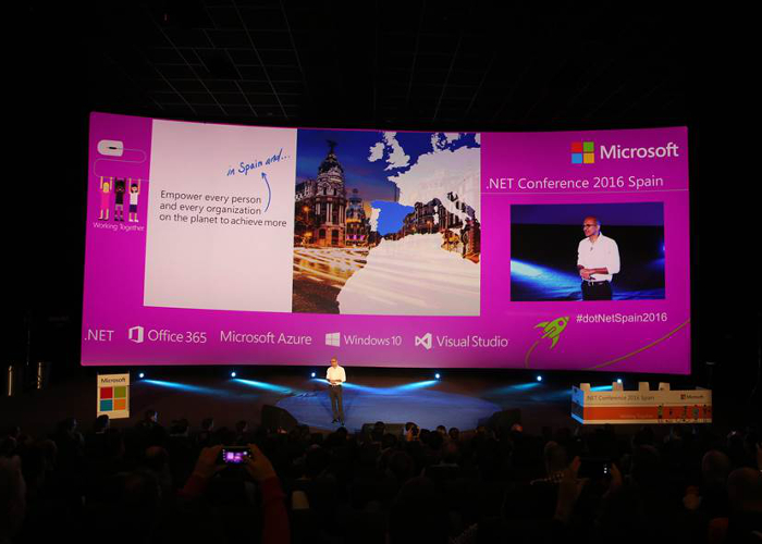 Satya nadella en dotNet Conference