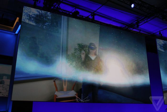 Build 2016 HoloLens galaxy explorer