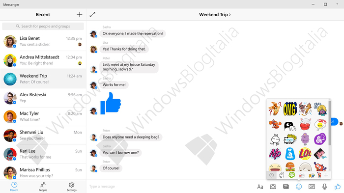 Facebook Messenger Windows 10-1