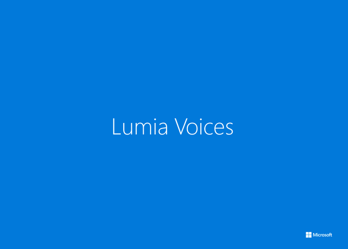 Lumia Voices